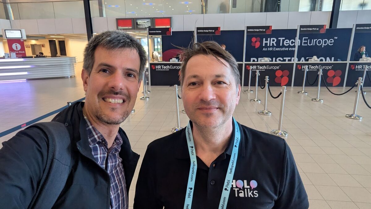 HoloTalks AI holographic character at HR Tech Europe 2026