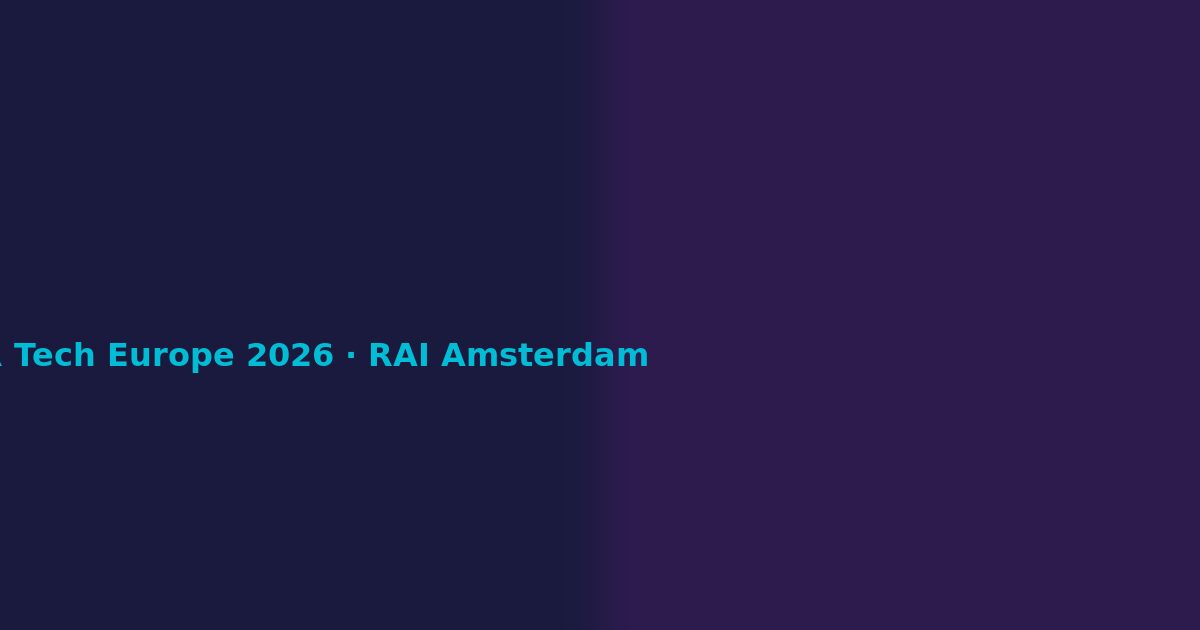 HR Tech Europe 2026 conference at RAI Amsterdam