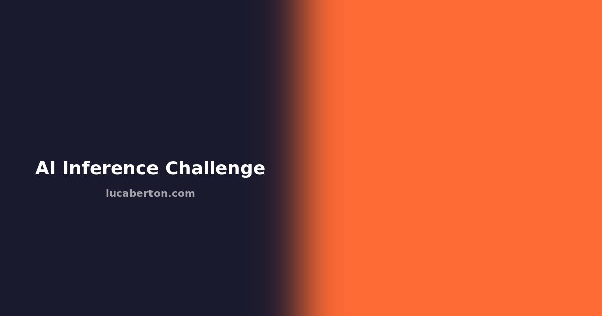 AI Inference Challenge KubeCon 2026