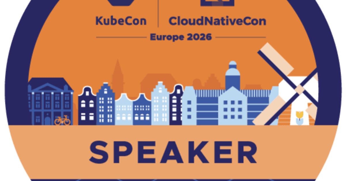 KubeCon CloudNativeCon Europe 2026 Speaker Badge by Cloud Native Computing Foundation