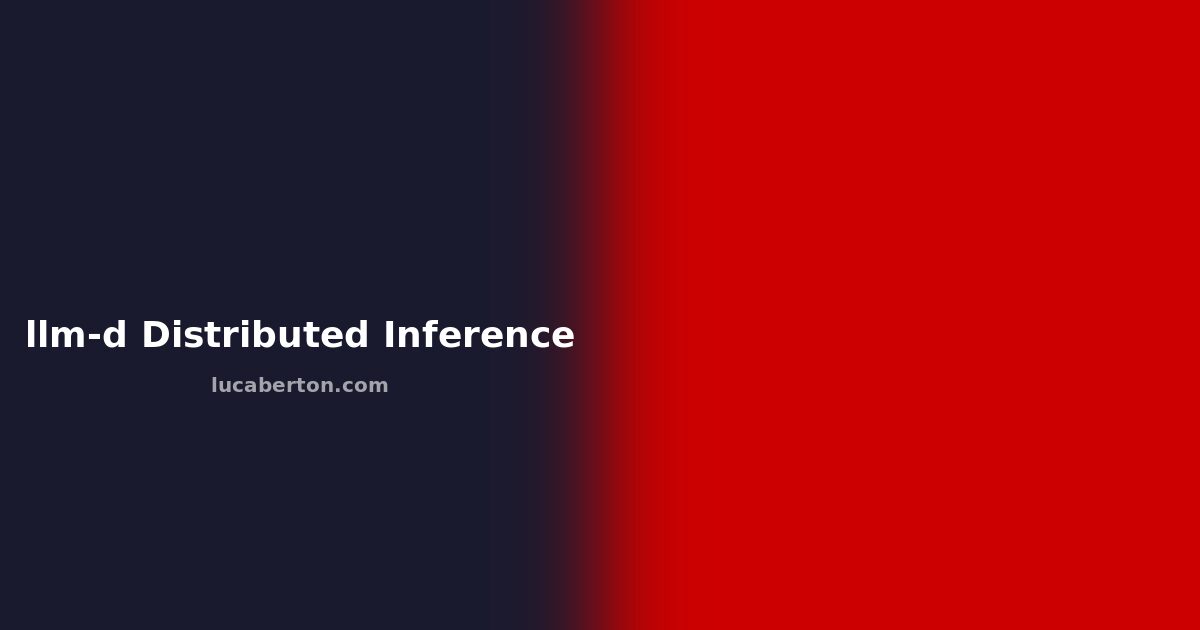 llm-d Kubernetes Native Distributed Inference