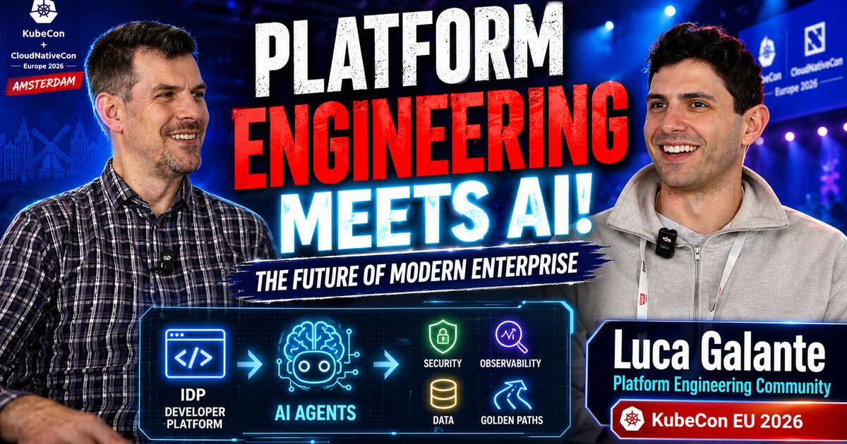 Luca Galante and Luca Berton at KubeCon EU 2026 Amsterdam