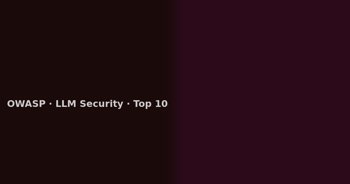 OWASP Top 10 for LLM Applications security guide