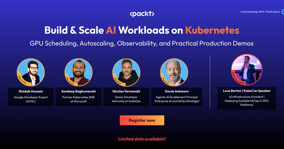 Build and Scale AI Workloads on Kubernetes — Packt workshop with Luca Berton