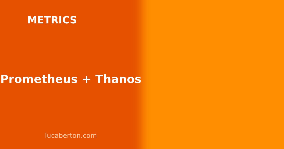 Prometheus + Thanos: Long-Term Metrics Storage for Kubernetes